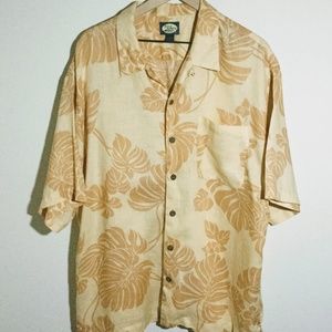 Tommy Bahama Hawaiian Men's XL 100% Linen Shirt
